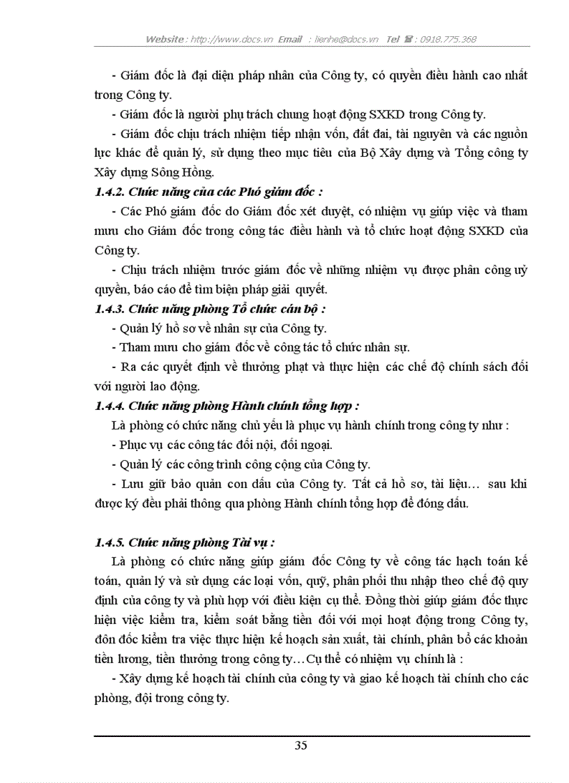 image for page Tổ chức hạch toán TSCĐ với việc quản lý và nâng cao hiệu quả sử dụng TSCĐ tại Công ty Xây dựng Hồng Hà