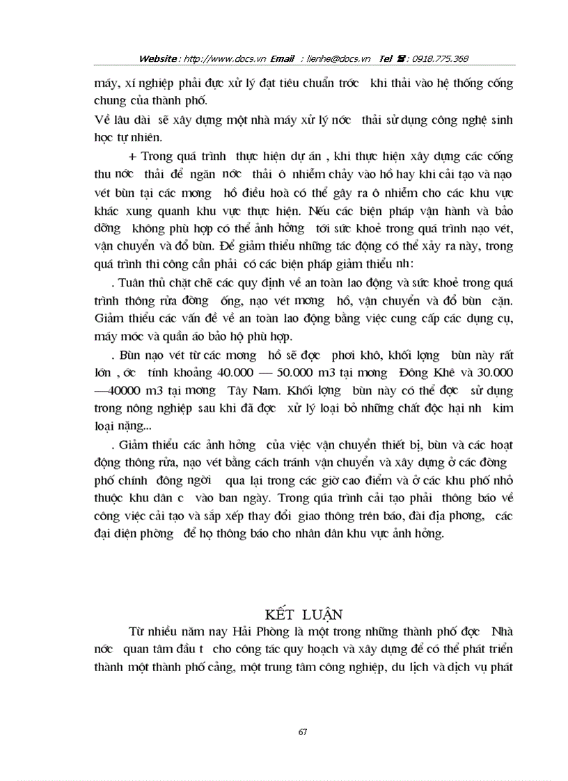 image for page Bước đầu nghiên cứu phương pháp đánh giá hiệu quả kinh tế xã hội của dự án quy hoạch tổng thể hệ thống thoát nước thành phố Hải Phòng