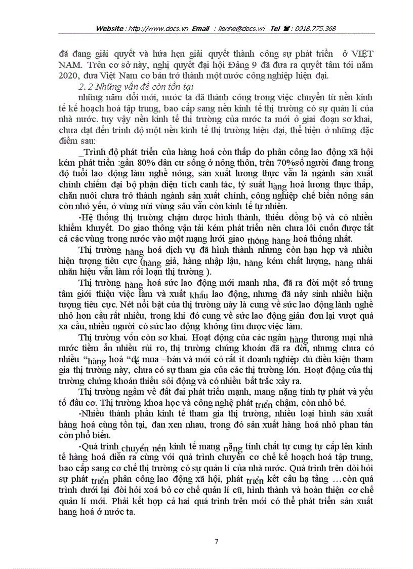 image for page Cơ sở tồn tại của kinh tế thị trường và giải pháp phát triển kinh tế thị trường định hướng xã hội chủ nghĩa ở nước ta