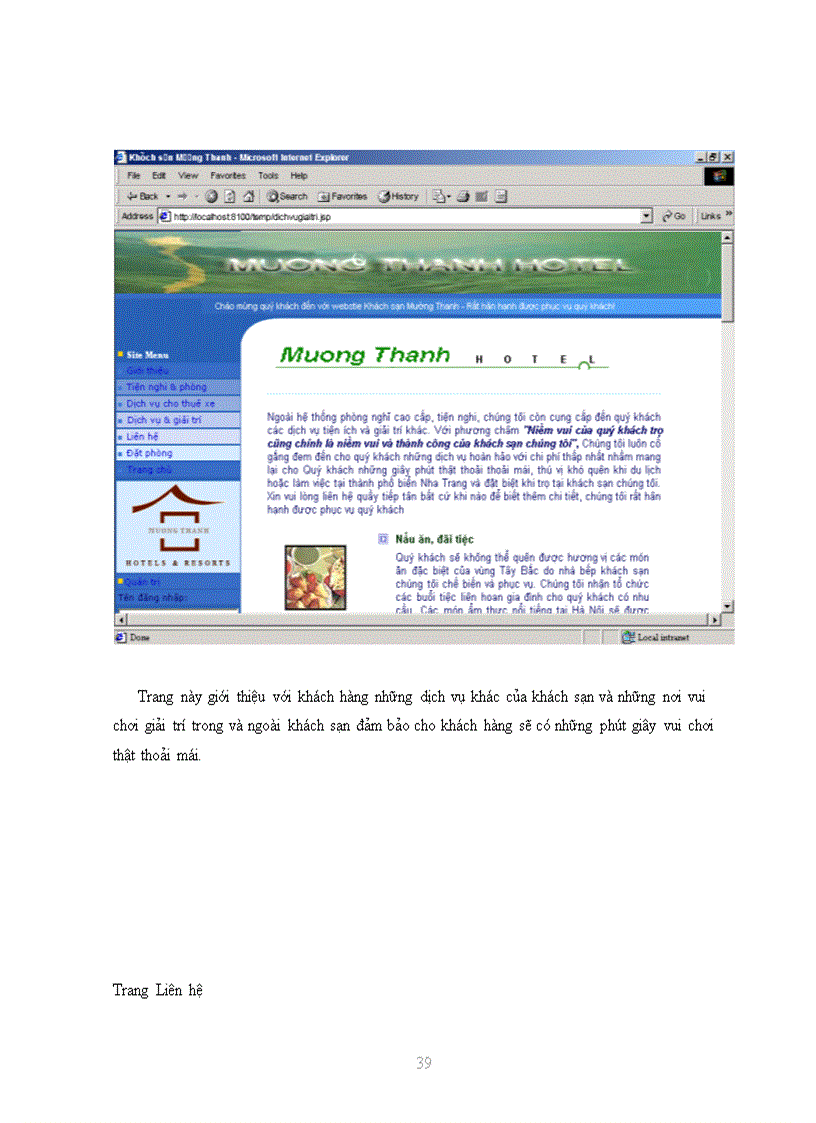 image for page Thiết kế trang web cho khách sạn Mường Thanh