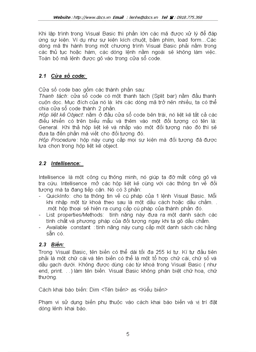 image for page Nghiên cứ về ngôn ngữ Visual Basic