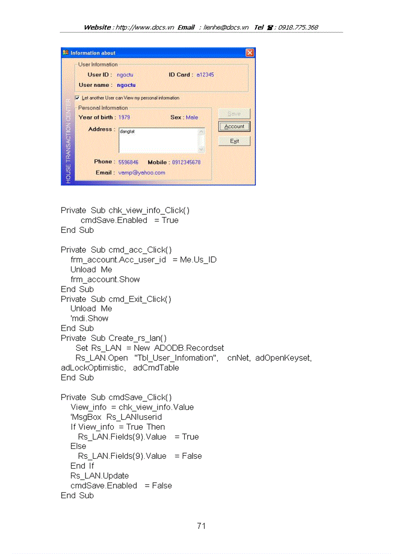 image for page Nghiên cứ về ngôn ngữ Visual Basic