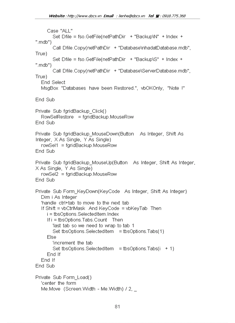 image for page Nghiên cứ về ngôn ngữ Visual Basic