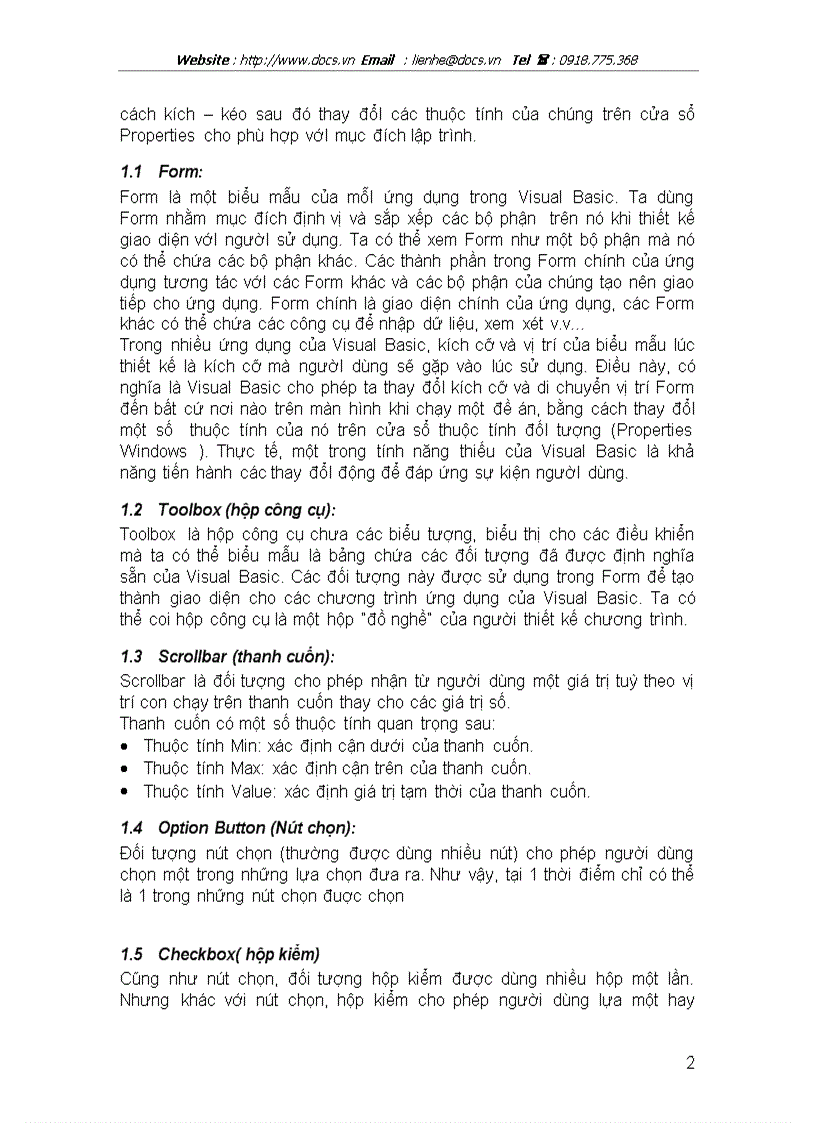 image for page Giới thiệu ngôn ngữ Visual Basic