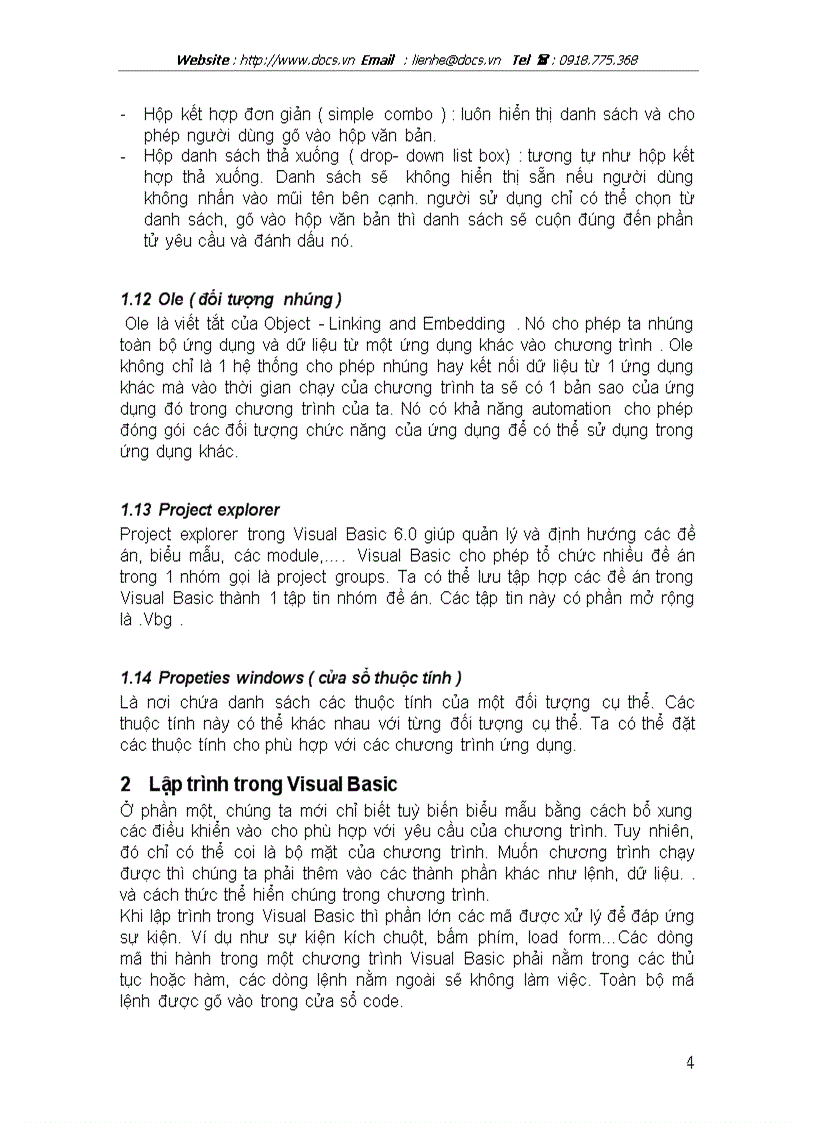 image for page Giới thiệu ngôn ngữ Visual Basic