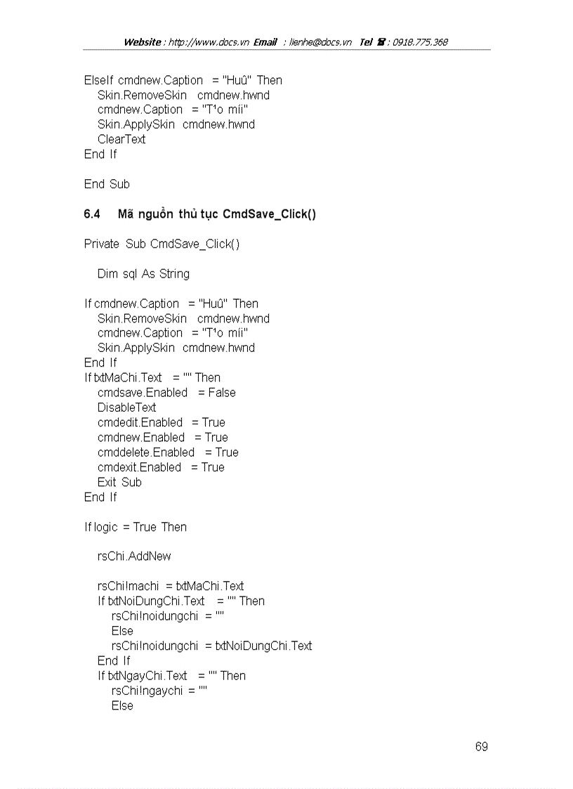 image for page Giới thiệu ngôn ngữ Visual Basic