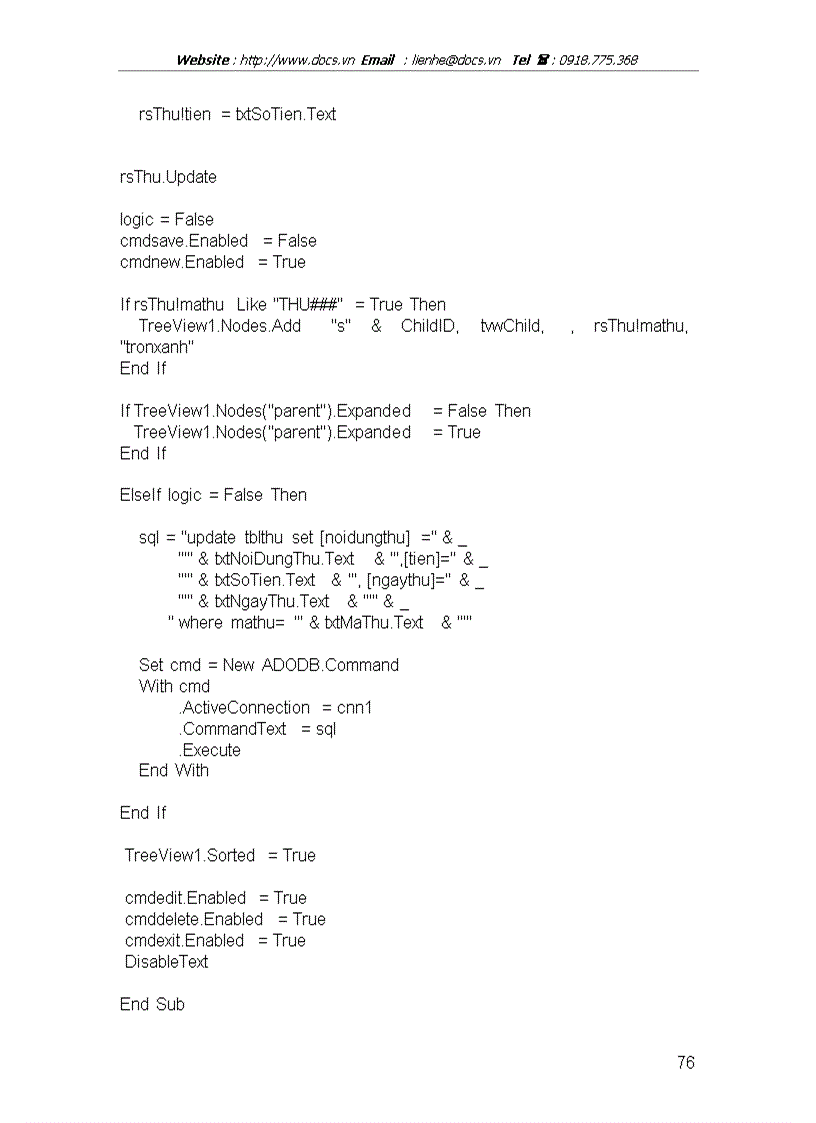 image for page Giới thiệu ngôn ngữ Visual Basic