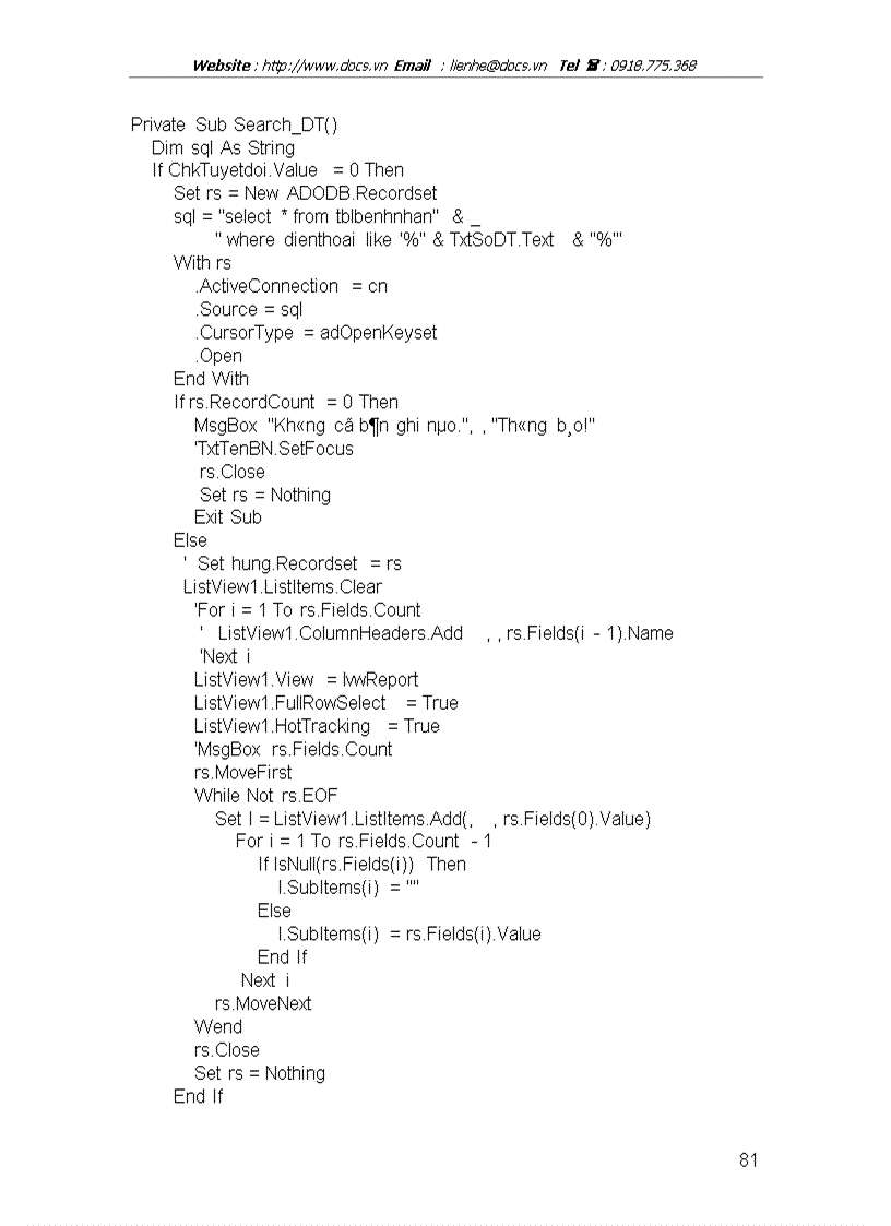 image for page Giới thiệu ngôn ngữ Visual Basic