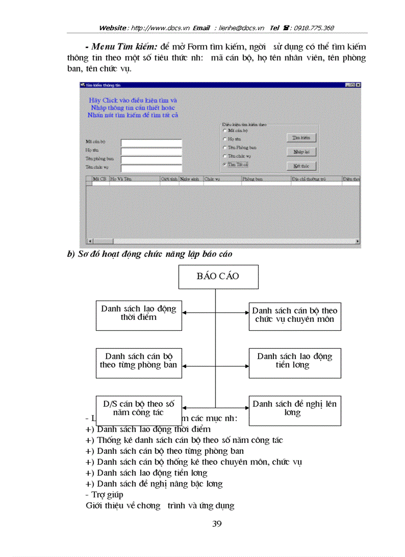 image for page Phân tích thiết kế hệ thống quản lý hồ sơ cán bộ