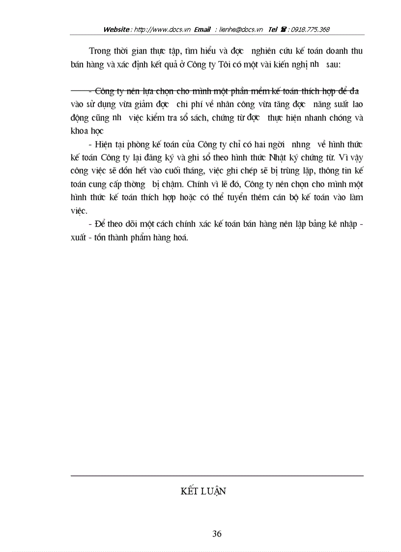 image for page Tổ chức kế toán doanh thu bán hàng và xác định kết quả kinh doanh ở Công ty TMDV Hữu nghị Bắc Giang