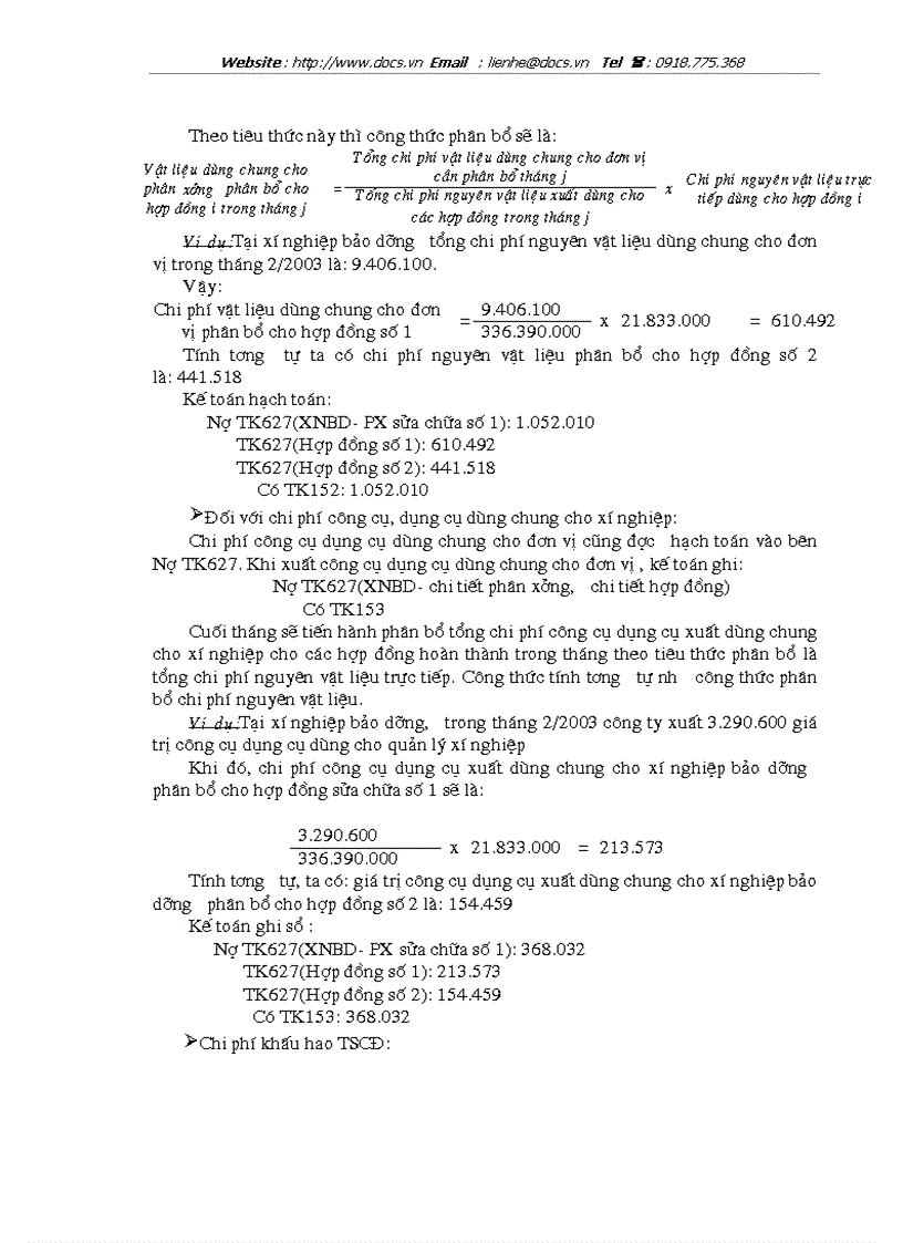 image for page Hoàn thiện công tác kế toán tập hợp chi phí sửa chữa và tính giá thành dịch vụ sửa chữa ở công ty cổ phần vận tải ô tô Nam Định