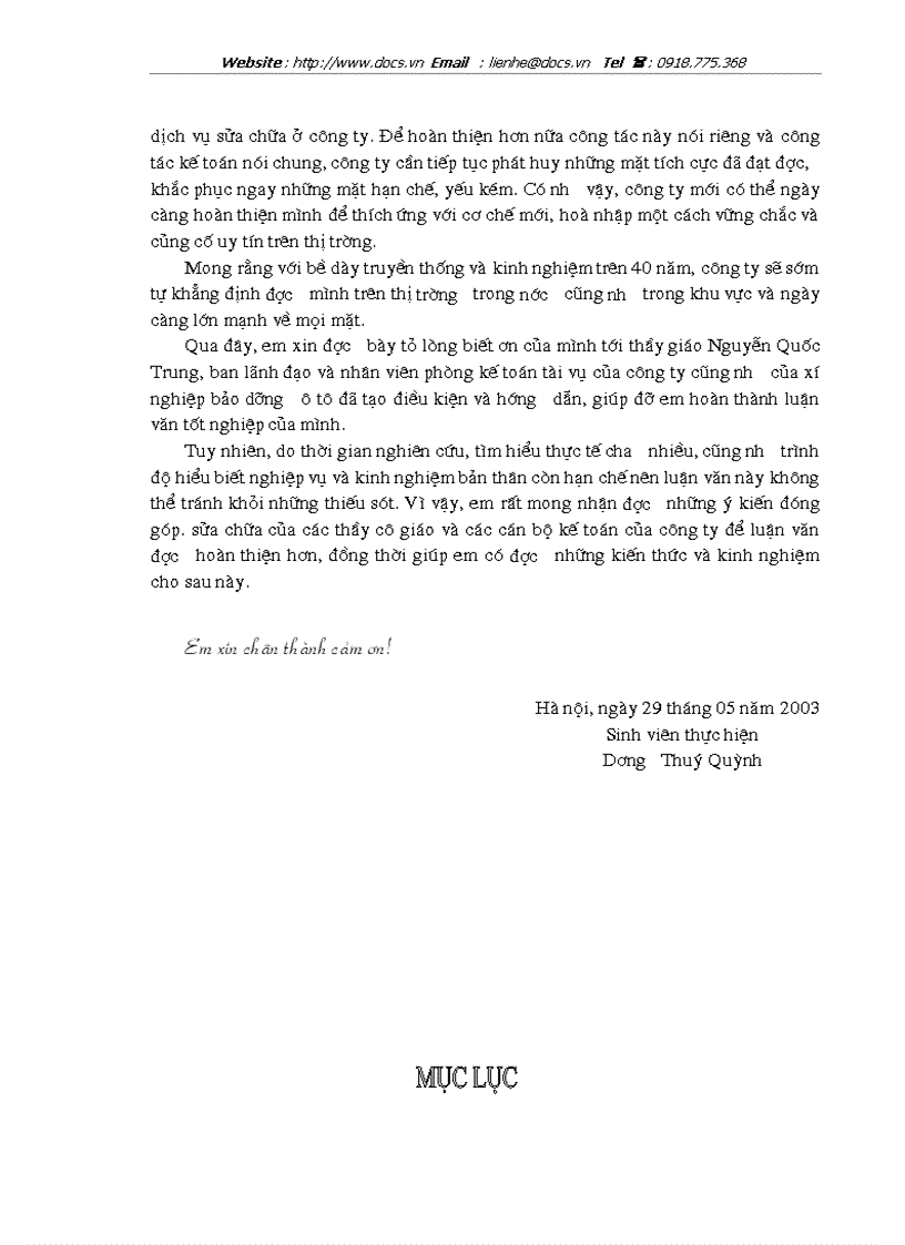 image for page Hoàn thiện công tác kế toán tập hợp chi phí sửa chữa và tính giá thành dịch vụ sửa chữa ở công ty cổ phần vận tải ô tô Nam Định