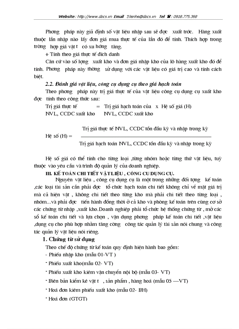 image for page Hoàn thiện công tác kế toán NVL CCDC tại xí nghiệp Thép và VLXD Hà nội