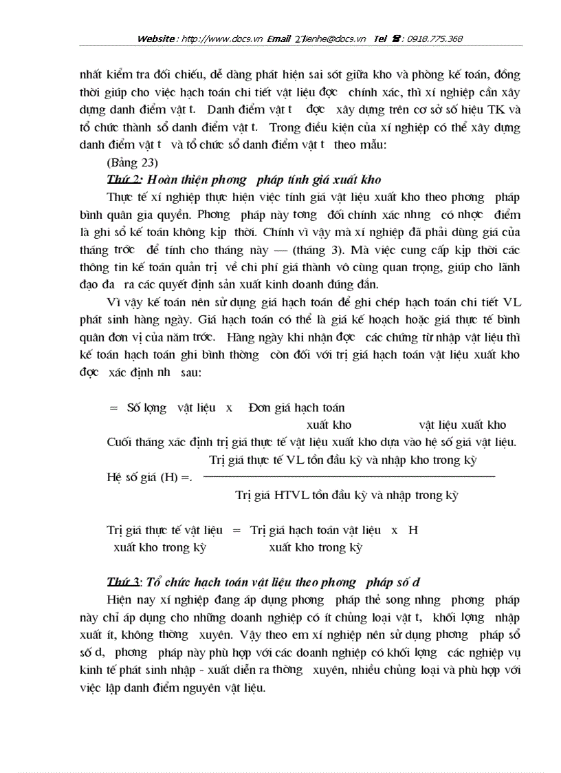 image for page Hoàn thiện công tác kế toán NVL CCDC tại xí nghiệp Thép và VLXD Hà nội