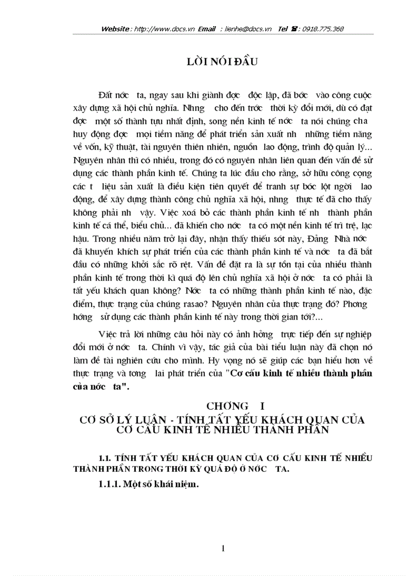 image for page Cơ cấu kinh tế nhiều thành phần của nước ta