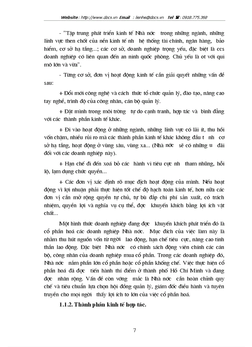 image for page Cơ cấu kinh tế nhiều thành phần của nước ta