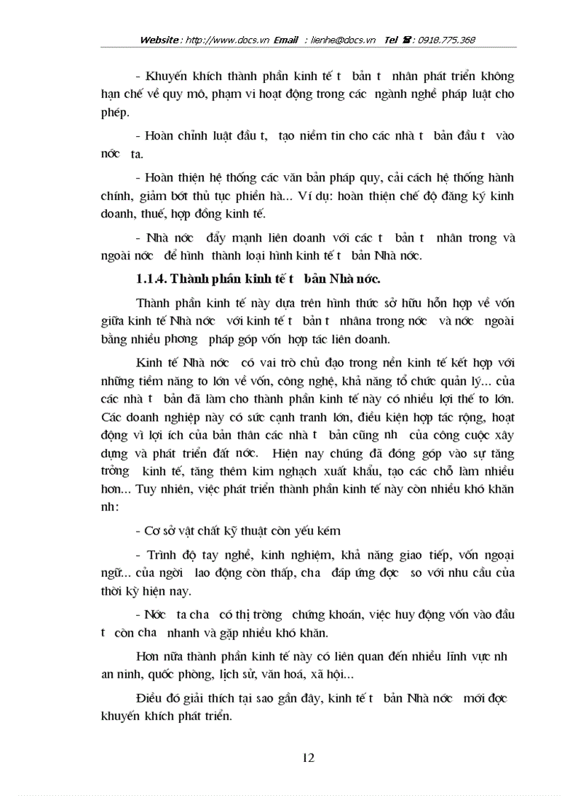 image for page Cơ cấu kinh tế nhiều thành phần của nước ta