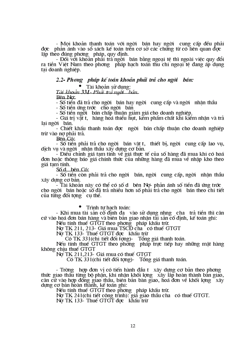 image for page Tổ chức kế toán các nghiệp vụ thanh toán phân tích tình hình và khả năng thanh toán của Xí nghiệp khảo sát xây dựng Điện I