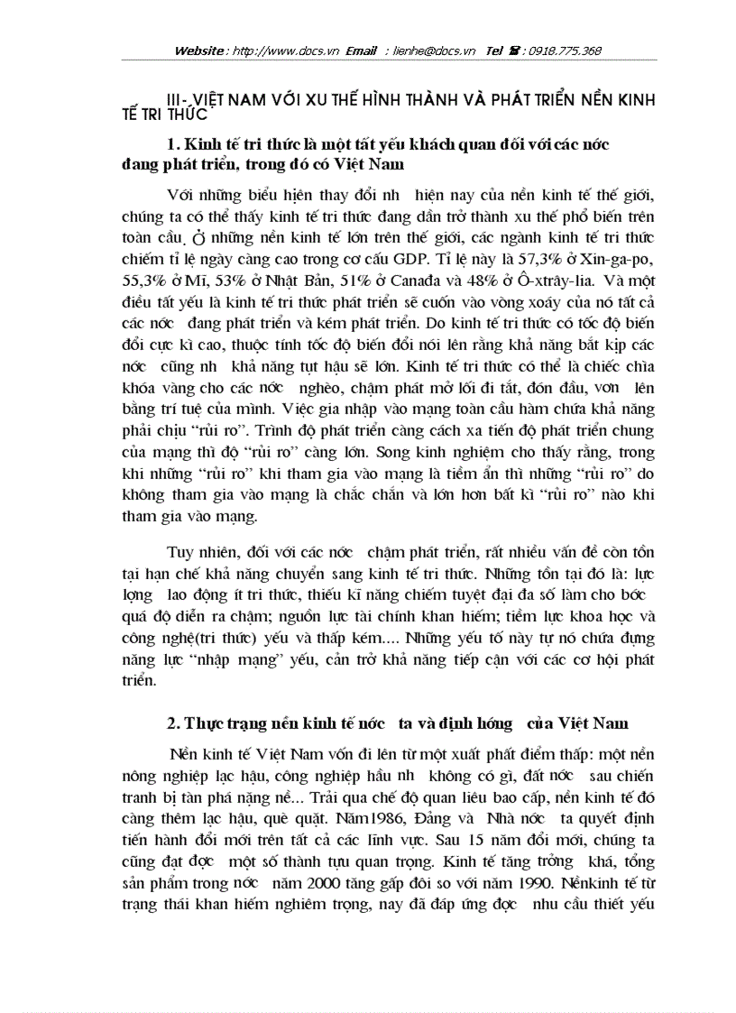 image for page Cuộc cách mạng khoa học và công nghệ hiện đại và sự hình thành nền kinh tế tri thức Định hướng của Việt Nam