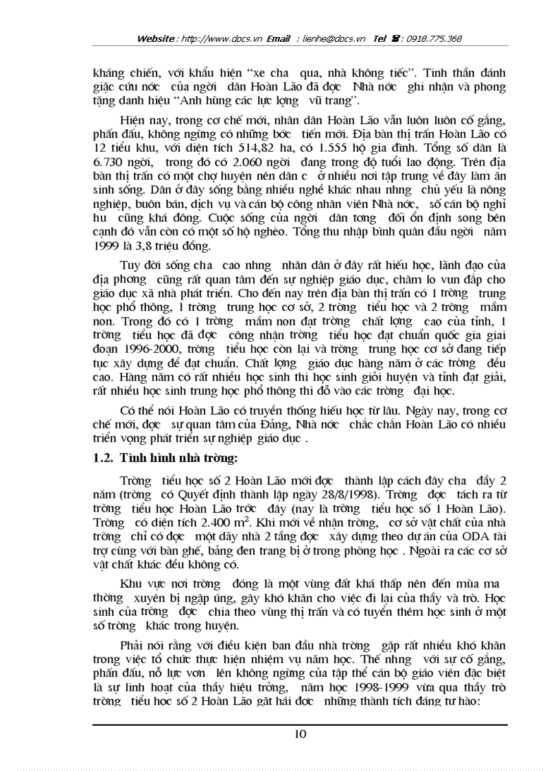 image for page 1số biện pháp xây dựng kế hoạch năm học ở trường tiểu học số 2 Hoàn Lão