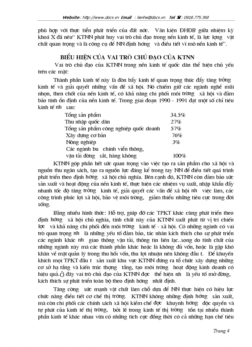 image for page Kinh tế nhà nước và vai trò chủ đạo của nó trong nền kinh tế thị trường ở việt nam