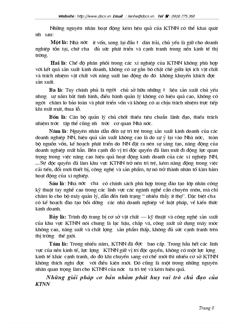 image for page Kinh tế nhà nước và vai trò chủ đạo của nó trong nền kinh tế thị trường ở việt nam