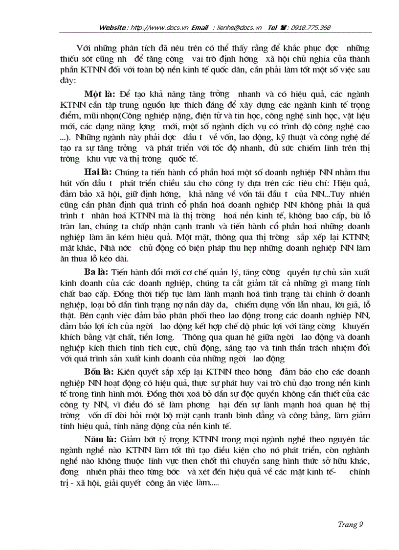 image for page Kinh tế nhà nước và vai trò chủ đạo của nó trong nền kinh tế thị trường ở việt nam