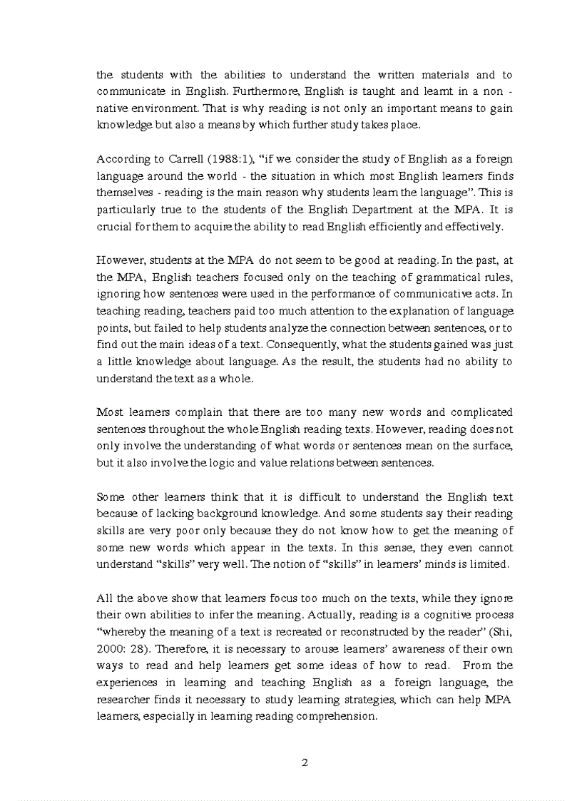 image for page An investigation tinto the reality of teaching reading to the second year students at national Economics university lt Eng gt