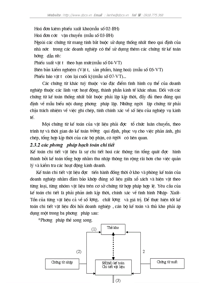 image for page Tổ chức công tác kế toán nguyên vật liệu ở công ty sản xuất và dịch vụ vật tư kỹ thuật