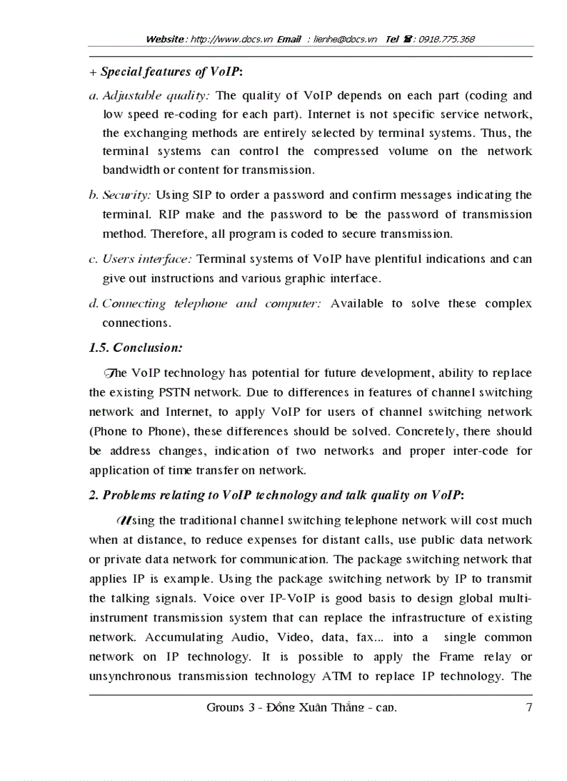 image for page Voip voice over internet protocol