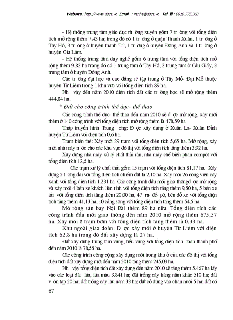 image for page Đánh giá tình hình sử dụng đất đai trên địa bàn Thành phố Hà Nội