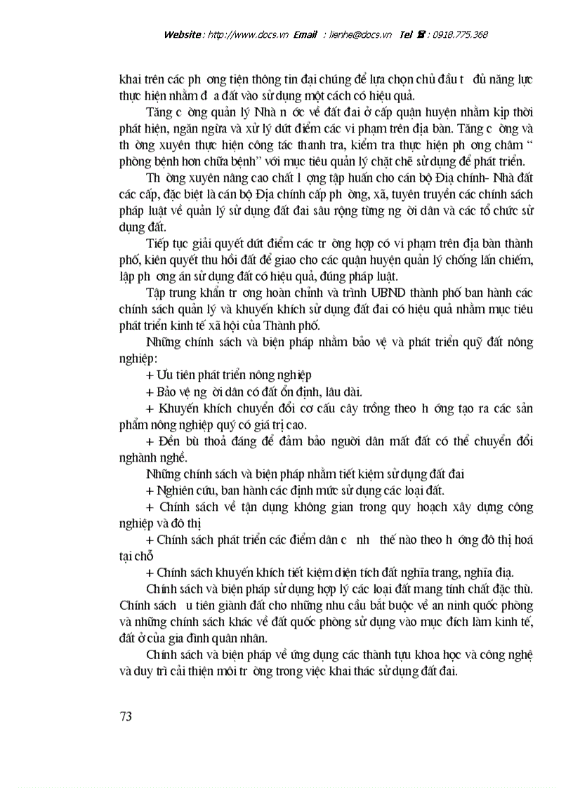 image for page Đánh giá tình hình sử dụng đất đai trên địa bàn Thành phố Hà Nội