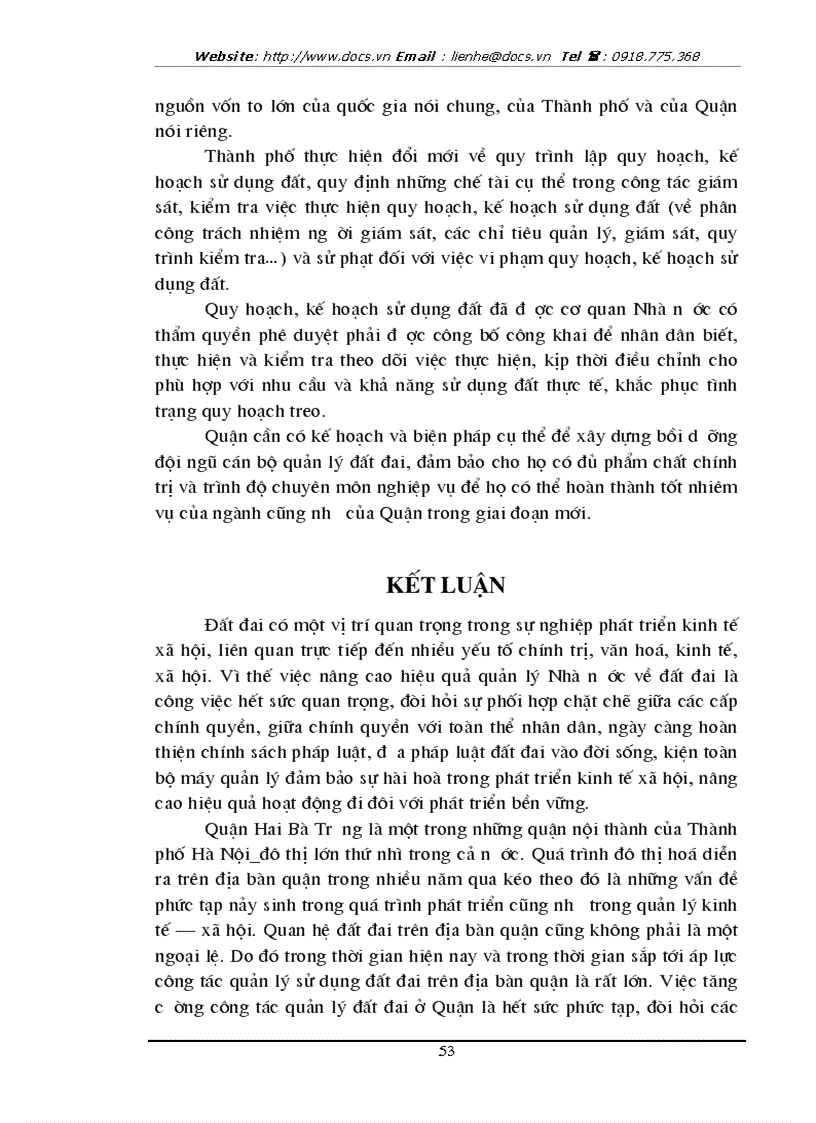 image for page Một số giải pháp hoàn thiện hoạt động quản lý sử dụng đất đô thị trên địa bàn quận Hai Bà Trưng