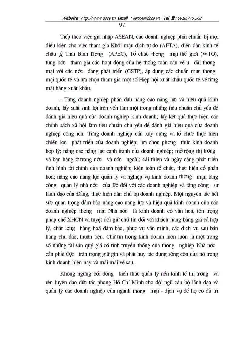 image for page Những vấn đề lí luận và thực tiễn cơ bản về định hướng XHCN trong lĩnh vực kinh doanh thương mại ở nước ta hiện nay