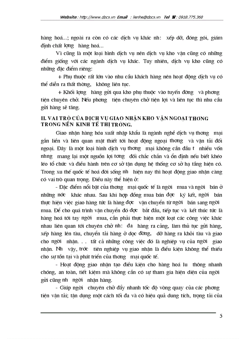 image for page Tình hình hoạt động kinh doanh dịch vụ giao nhận kho vận tại Vietrans