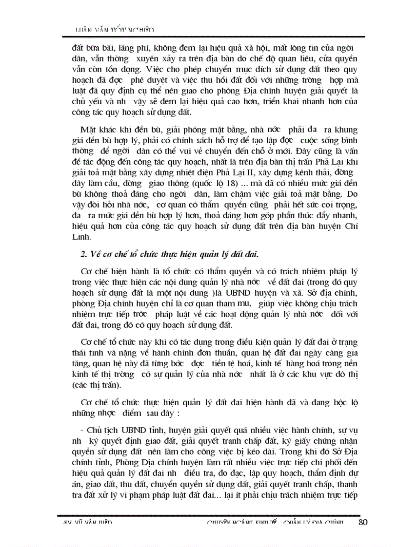 image for page Công tác quy hoạch sử dụng đất trên địa bàn Huyện Chí Linh