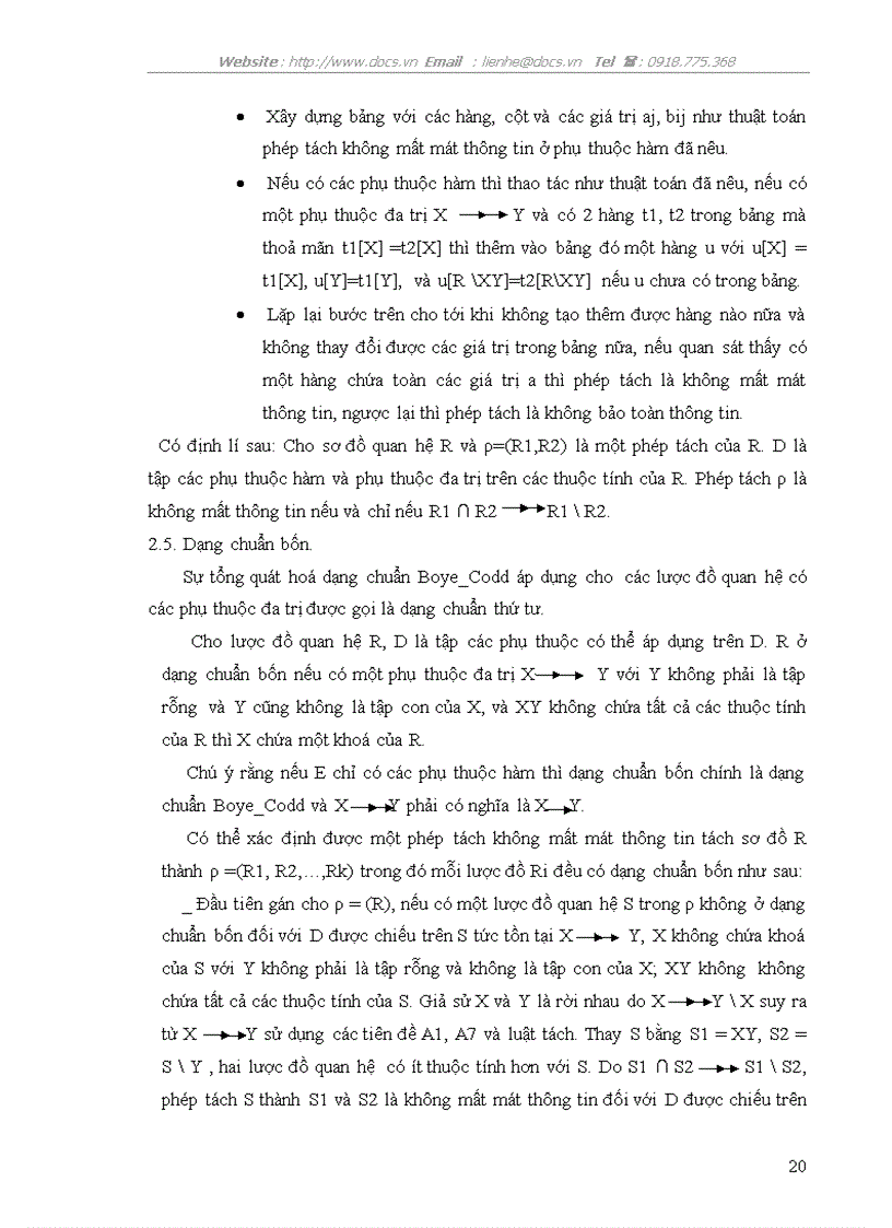 image for page Thiết kế CSDL