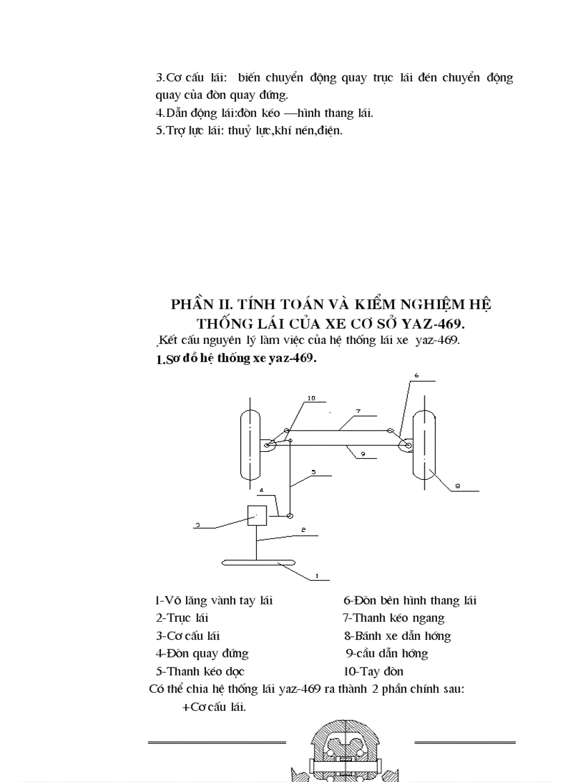 image for page Hệ thống lái trên xe yza 469