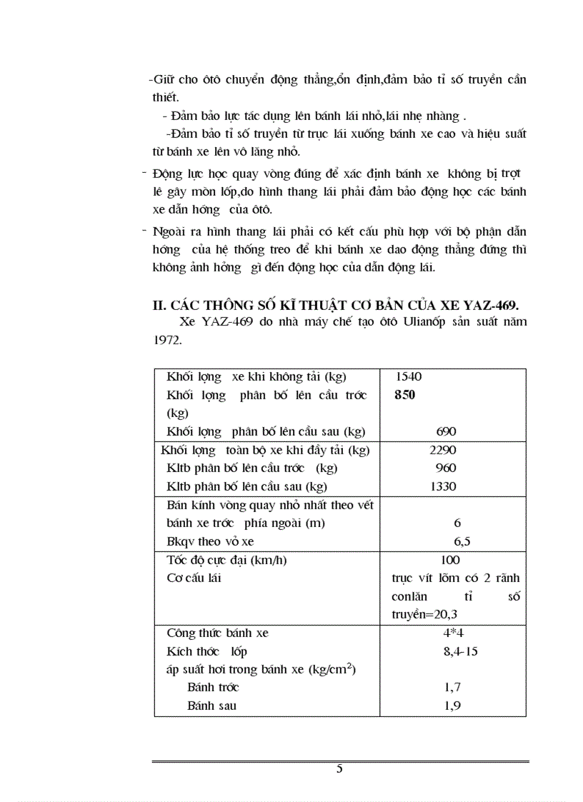 image for page Hệ thống lái trên xe yza 469
