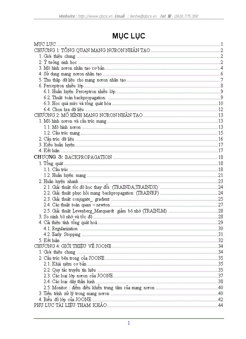 image for page Nghiên cứu về mạng Nơron