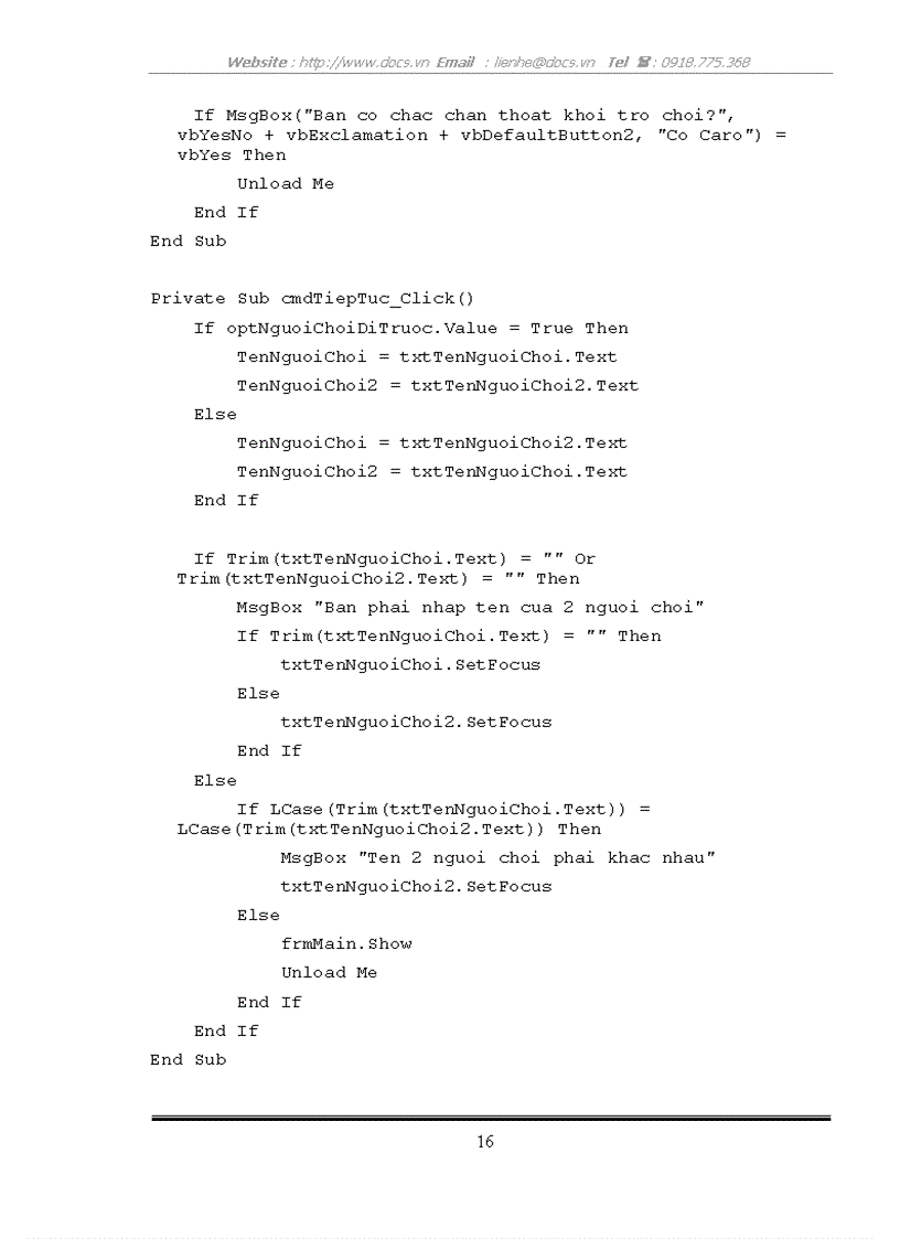 image for page Xây dựng chương trình Trò chơi cờ Caro