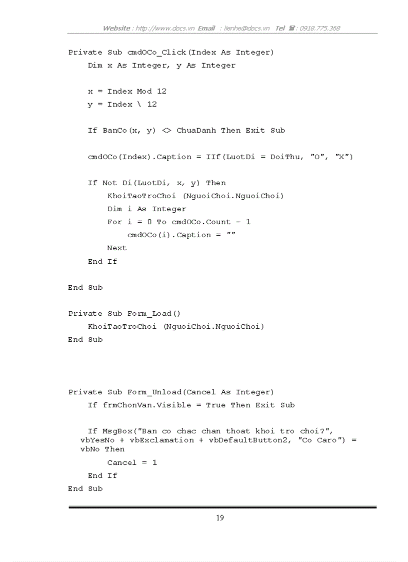 image for page Xây dựng chương trình Trò chơi cờ Caro