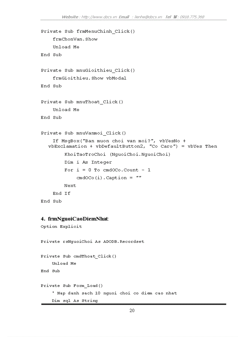 image for page Xây dựng chương trình Trò chơi cờ Caro