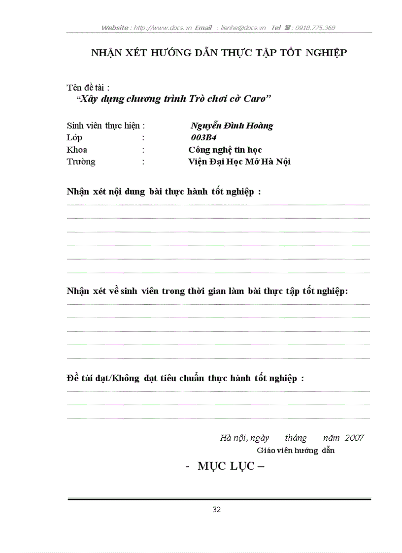 image for page Xây dựng chương trình Trò chơi cờ Caro