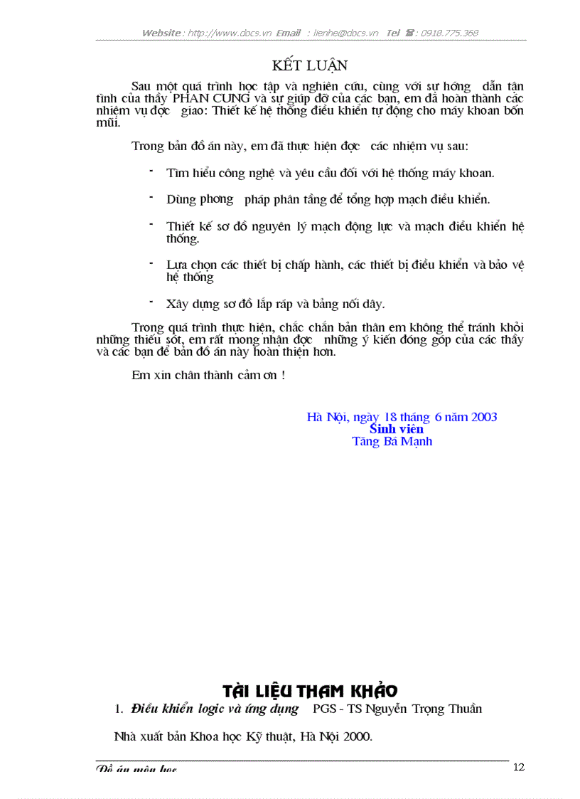 image for page Môn điều khiển Logic học