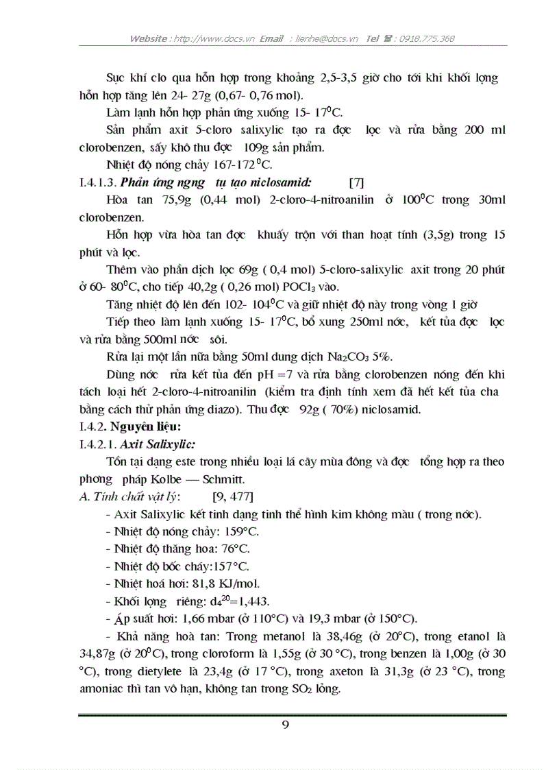 image for page Xây dựng quy trình sản xuất niclosamid