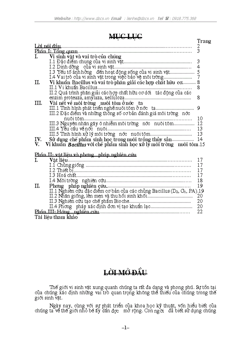 image for page Ảnh hưởng của các điều kiện đến quá trình lên men tĩn chủng Bacillus sử dụng để SX chế phẩm xử lý môi trường nuôi tôm