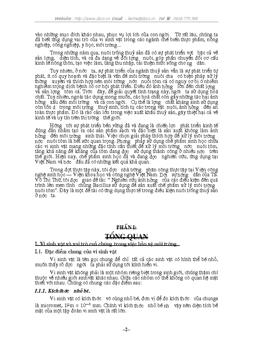 image for page Ảnh hưởng của các điều kiện đến quá trình lên men tĩn chủng Bacillus sử dụng để SX chế phẩm xử lý môi trường nuôi tôm