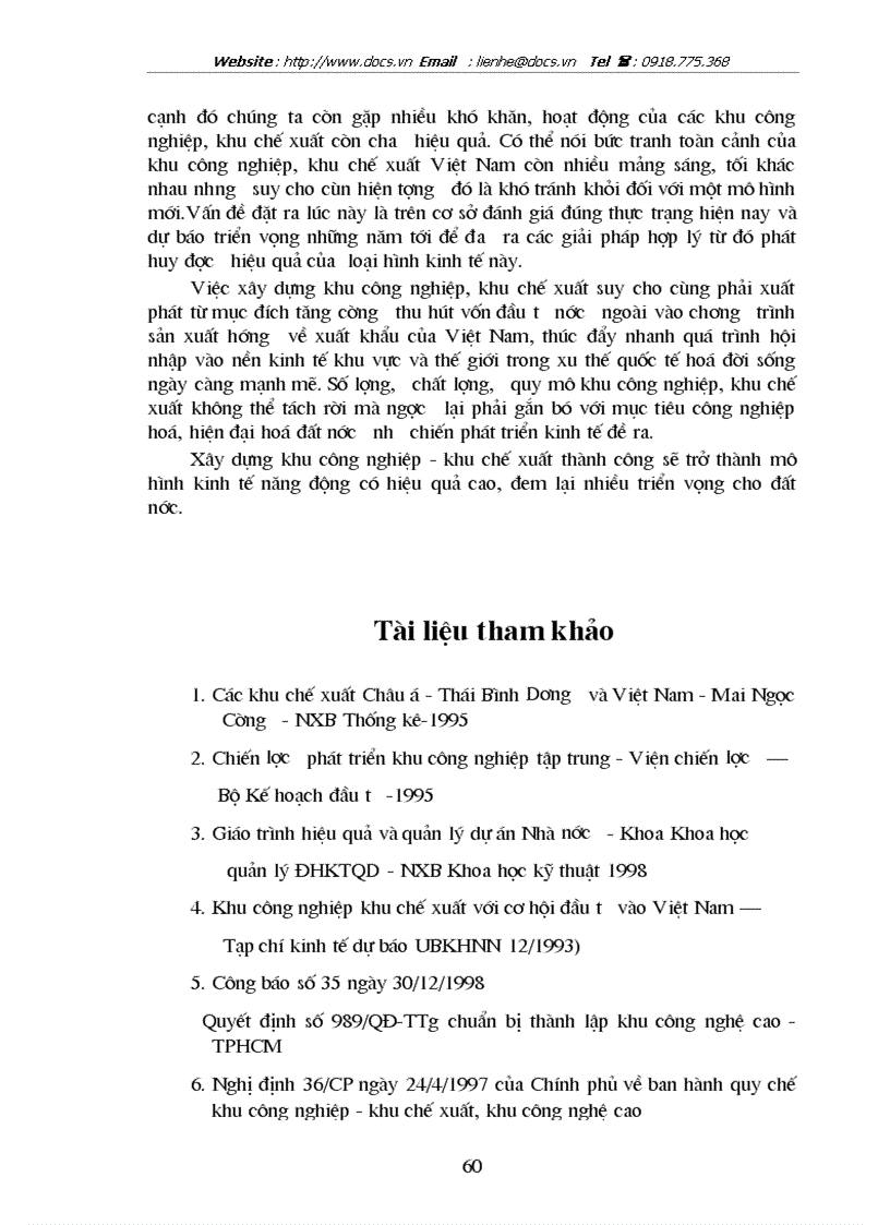 image for page Một số giải pháp nâng cao hiệu quả hoạt động của khu công nghiệp khu chế xuất ở Việt Nam