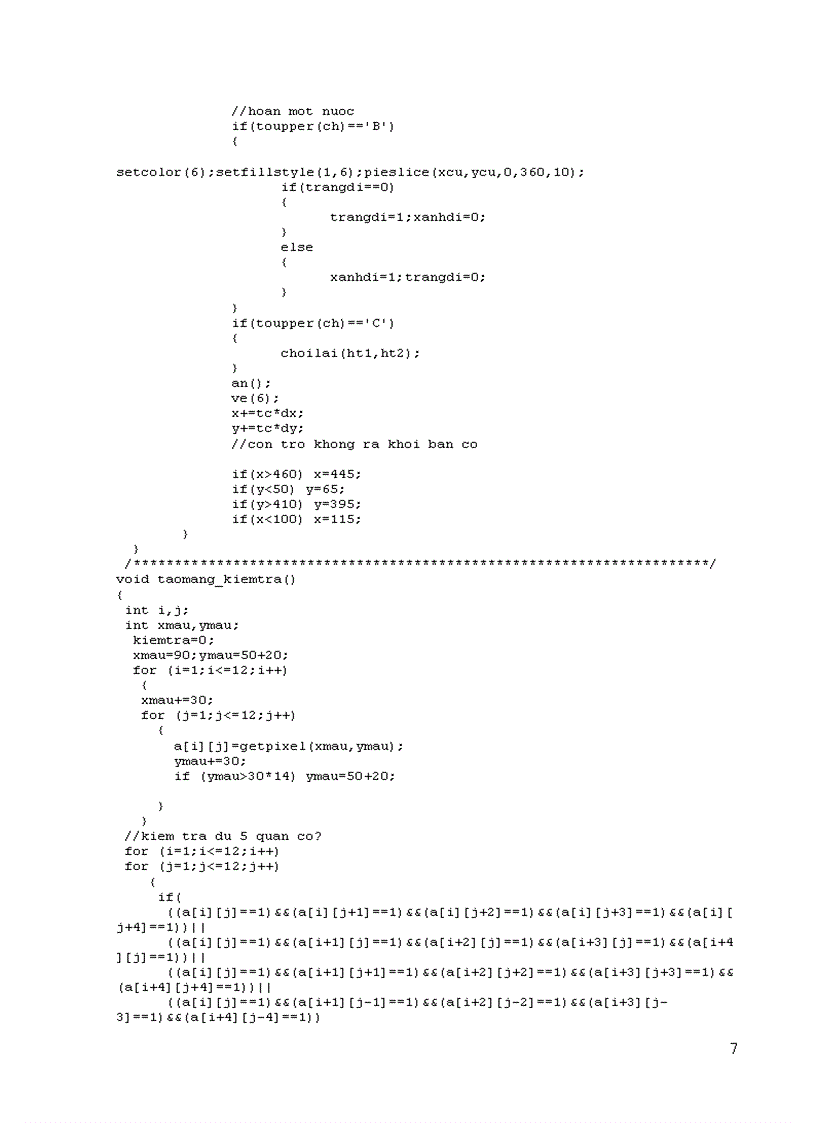 image for page Trò chơi cờ CARO giữa 2 người trên máy tính